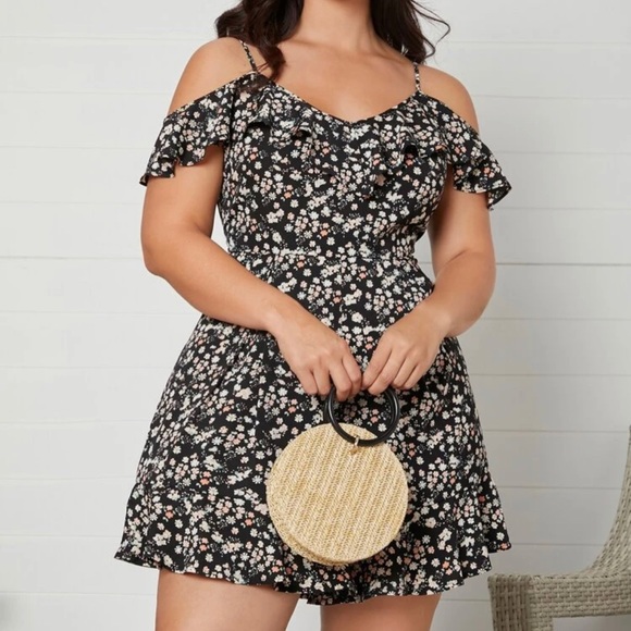 Shein off shoulder romper